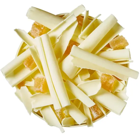 White Chocolate Shavings - 2500g box